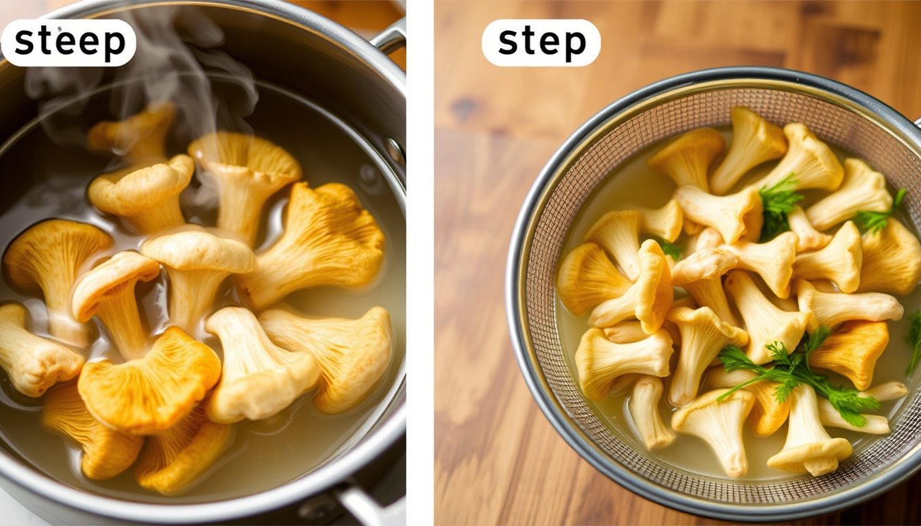 Hur förväller man kantareller – steg för steg med tips